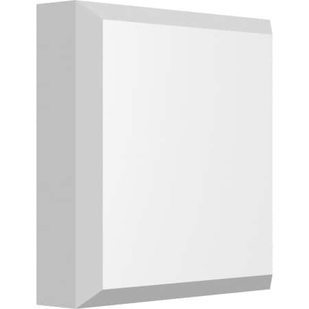 Ekena Millwork Standard Sedgwick Rosette with Beveled Edge, 4"W x 4"H x 1"P ROSP040X040X100SDG01